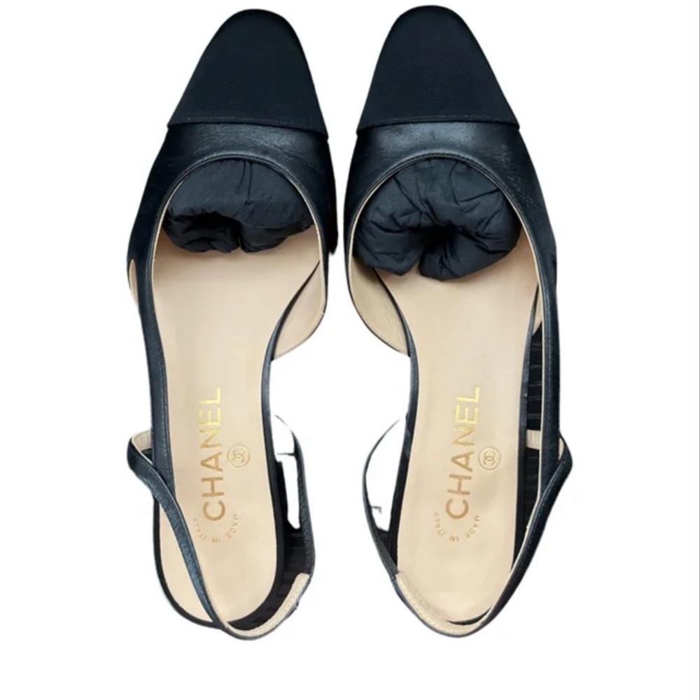 Chanel sling back Flats